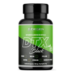 Dtx Black – 60 Cápsulas – Suplemento Para Emagrecimento