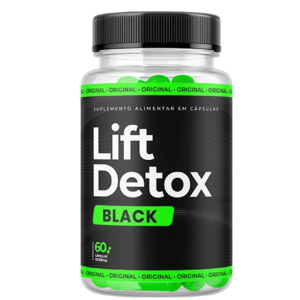 Lift Detox Black – 60 Cápsulas – Suplemento Para Emagrecimento