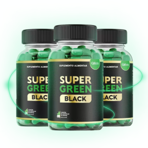 Super Green Black – 60 Cápsulas – Suplemento Para Emagrecimento